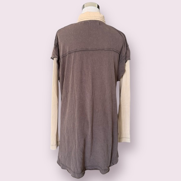 Free People We The Free Gone Rogue Solid Twofer Top - Picture 6 of 6